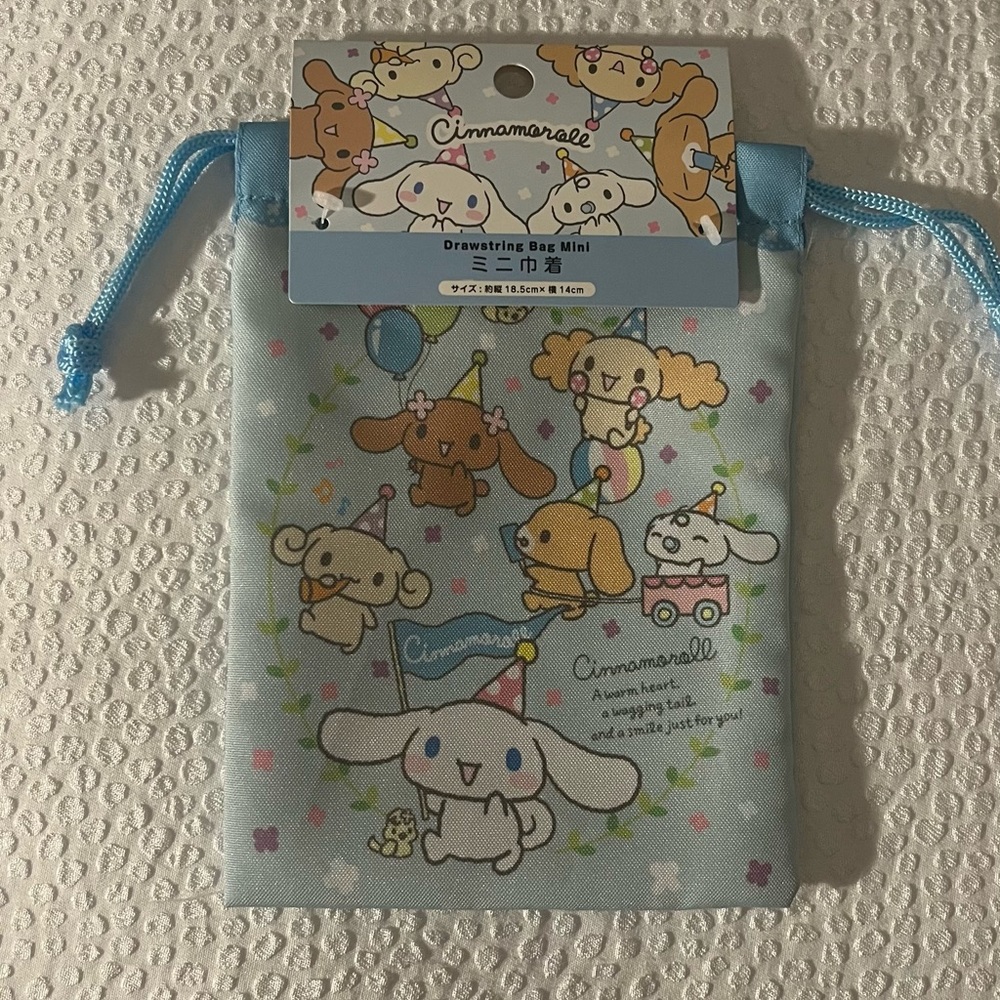 Cinnamoroll birthday mini string bag